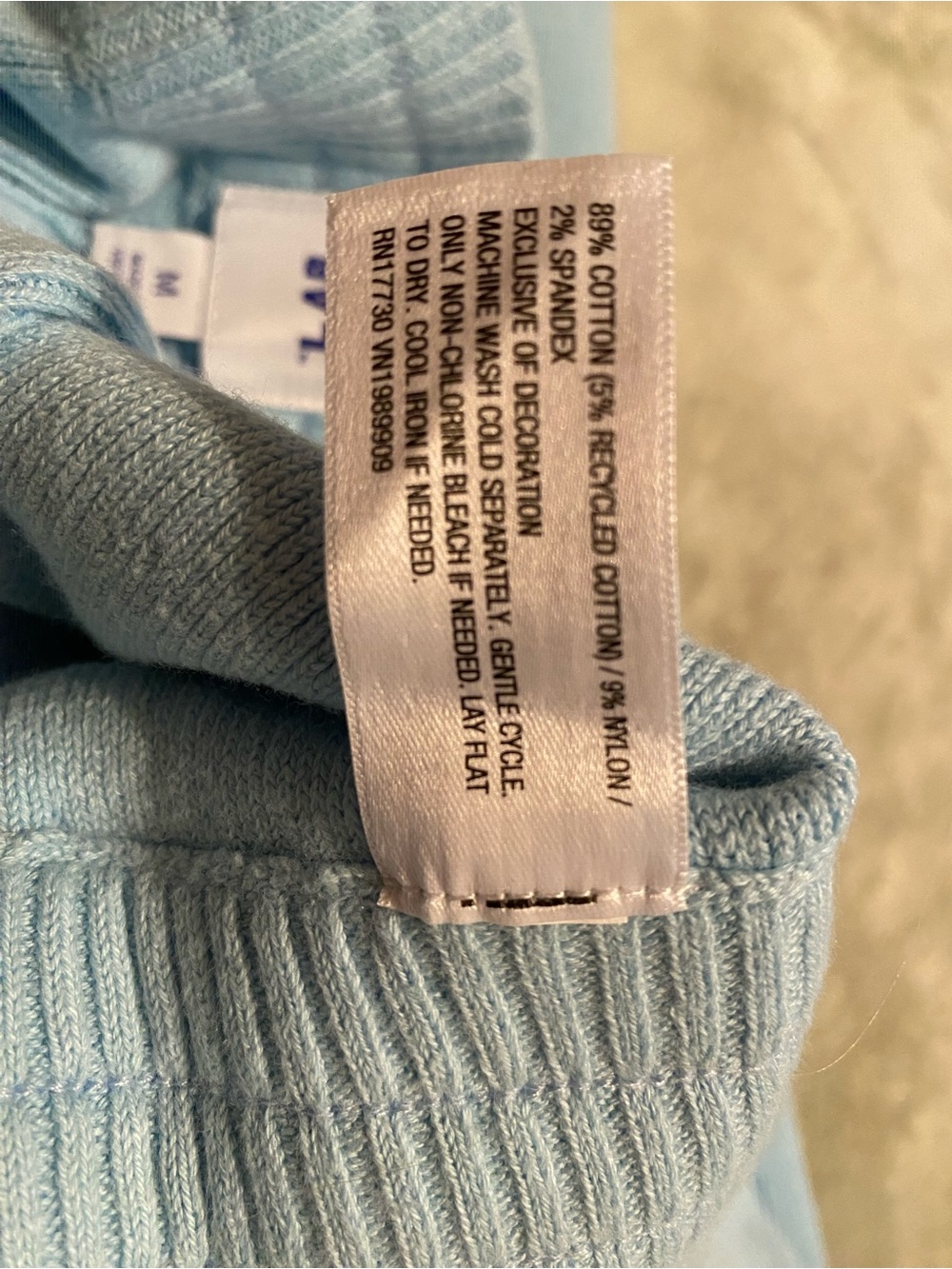 JoyLab Women's High-Rise Sweater Cargo Pants, M- Light Blue - Picture 7 of 8